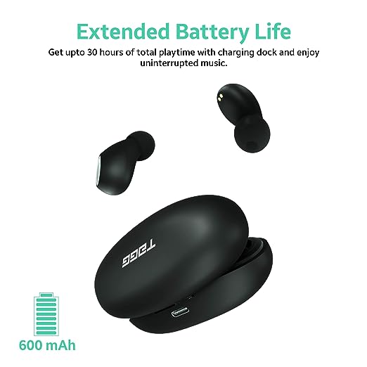 TAGG Liberty Lite Truly Wireless Bluetooth in Ear Earbuds with Mic (Black) TAGG Liberty Lite Truly Wireless Bluetooth in Ear Earbuds with Mic (Black)